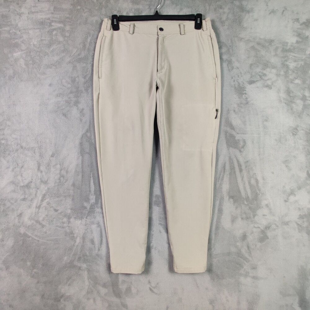 Mac Weldon Radius Pants Men Medium Tan Jogger Tapered Stretch Solid 32x30